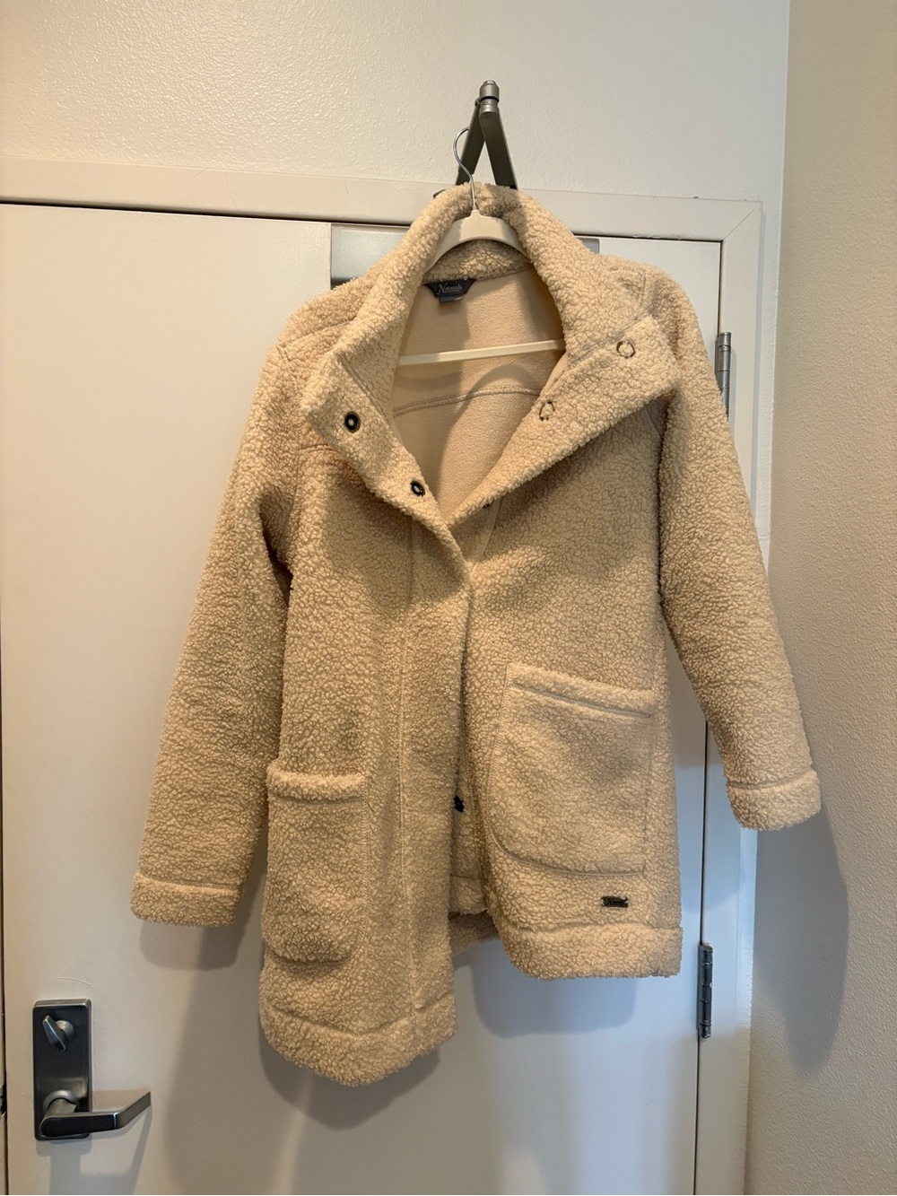 Natural Reflections Cream Teddy Sherpa Coat